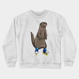 Otter Inline skating Roller skates Crewneck Sweatshirt